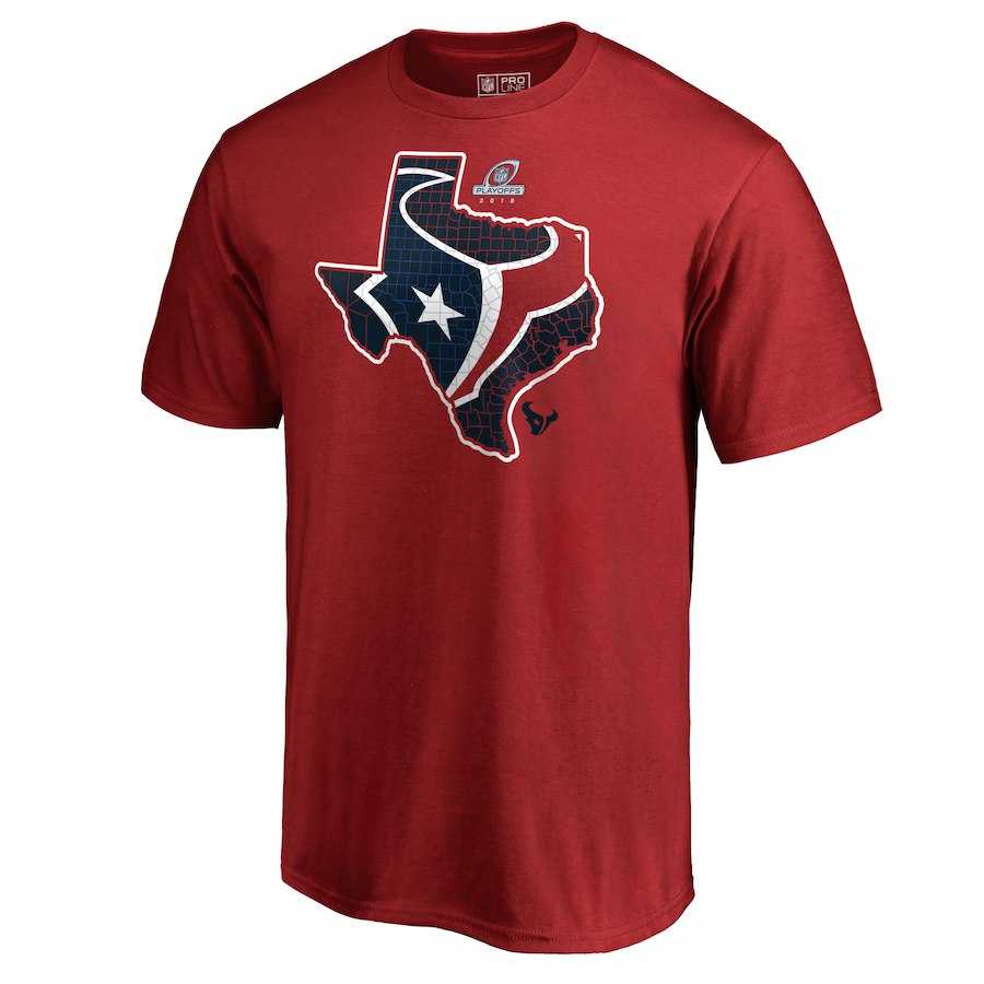 Men's Texans Red 2018 NFL Playoffs T-Shirt,We sell and wholesale Men's Texans Red 2018 NFL Playoffs T-Shirt on line form chian!